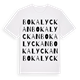 Bokalyckan ordlek t-shirt