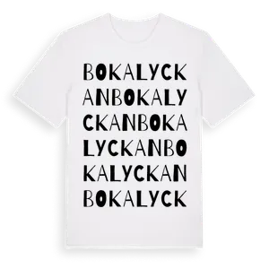 Bokalyckan ordlek t-shirt – ekologisk bomull t-shirt från Pinshirt