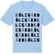 Blue Soul t-shirt med Böke gård ordlek t-shirt