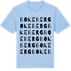 Blue Soul t-shirt med Bokeberg ordlek t-shirt
