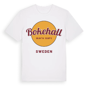 Bokehall cirkel t-shirt – ekologisk bomull t-shirt från Pinshirt
