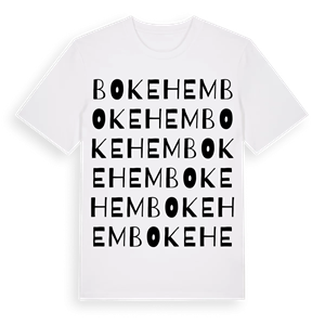 Bokehem ordlek t-shirt – ekologisk bomull t-shirt från Pinshirt
