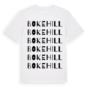 Bokehill ordlek t-shirt – ekologisk bomull t-shirt från Pinshirt