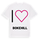 Jag älskar Bokehill t-shirt stort tryck