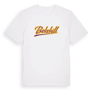 Bokehill baseball t-shirt – ekologisk bomull t-shirt från Pinshirt