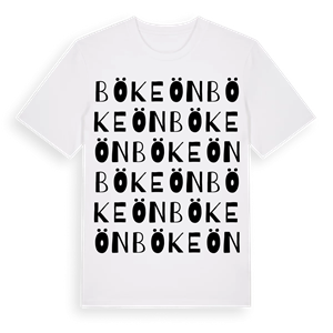 Bökeön ordlek t-shirt – ekologisk bomull t-shirt från Pinshirt