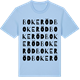 Blue Soul t-shirt med Bokeröd ordlek t-shirt