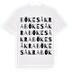 Bökesåkra ordlek t-shirt