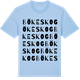 Blue Soul t-shirt med Bökeskog ordlek t-shirt