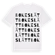Bokeslätt ordlek t-shirt