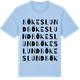 Blue Soul t-shirt med Bökeslund ordlek t-shirt