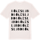Vintage White t-shirt med Bökeslund ordlek t-shirt