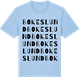Blue Soul t-shirt med Bokeslund ordlek t-shirt