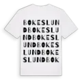 Bokeslund ordlek t-shirt