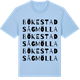 Blue Soul t-shirt med Bökestad sågmölla ordlek t-shirt