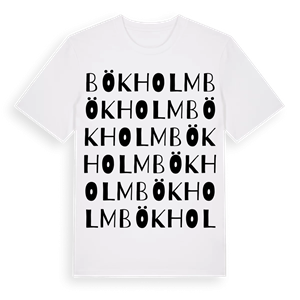 Bökholm ordlek t-shirt – ekologisk bomull t-shirt från Pinshirt