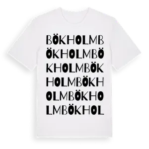 Bökholm ordlek t-shirt – ekologisk bomull t-shirt från Pinshirt