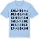 Blue Soul t-shirt med Bokholma ordlek t-shirt