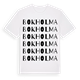 Bokholma ordlek t-shirt