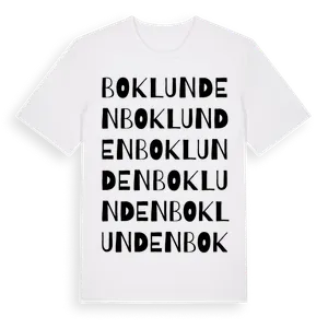 Boklunden ordlek t-shirt – ekologisk bomull t-shirt från Pinshirt