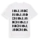 White t-shirt med Boklunden ordlek t-shirt