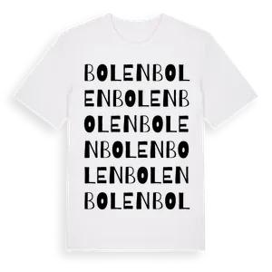 Bolen ordlek t-shirt – ekologisk bomull t-shirt från Pinshirt