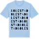Blue Soul t-shirt med Bolestad ordlek t-shirt