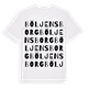 Böljensborg ordlek t-shirt