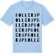 Blue Soul t-shirt med Bollerup ordlek t-shirt