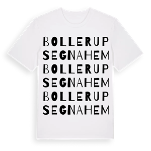 Bollerups egnahem ordlek t-shirt – ekologisk bomull t-shirt från Pinshirt