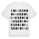 Bomansro ordlek t-shirt