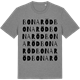 Mid Heather Gray t-shirt med Bonaröd ordlek t-shirt