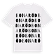 Bonaröd ordlek t-shirt