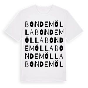 Bondemölla ordlek t-shirt – ekologisk bomull t-shirt från Pinshirt
