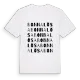 Bonnalösa ordlek t-shirt