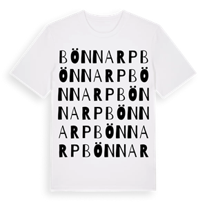 Bönnarp ordlek t-shirt – ekologisk bomull t-shirt från Pinshirt