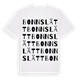 Bonnslätt ordlek t-shirt