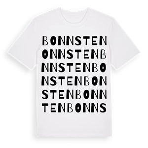 Bonnsten ordlek t-shirt – ekologisk bomull t-shirt från Pinshirt