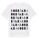 Borråkra ordlek t-shirt
