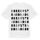 Borrby strandbad ordlek t-shirt