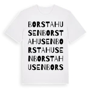 Borstahusen ordlek t-shirt – ekologisk bomull t-shirt från Pinshirt
