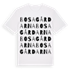 Bosagårdarna ordlek t-shirt