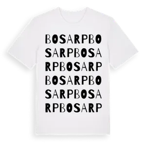 Bosarp ordlek t-shirt – ekologisk bomull t-shirt från Pinshirt