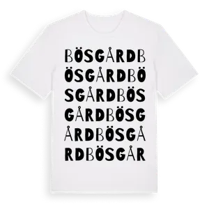 Bösgård ordlek t-shirt – ekologisk bomull t-shirt från Pinshirt