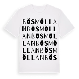 Bösmöllan ordlek t-shirt – ekologisk bomull t-shirt från Pinshirt