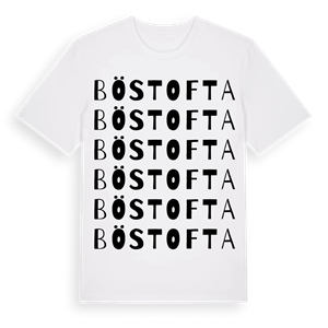 Böstofta ordlek t-shirt – ekologisk bomull t-shirt från Pinshirt