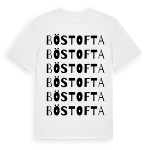 Böstofta ordlek t-shirt – ekologisk bomull t-shirt från Pinshirt