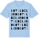 Blue Soul t-shirt med Botildelund ordlek t-shirt