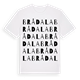 Brådala ordlek t-shirt