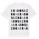 Brandsberga ordlek t-shirt